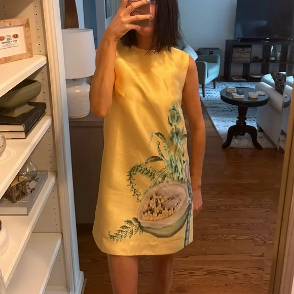 green emerald velvet dress Alemais Women's Timmy Embroidered Mini Dress main image 0
